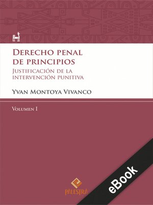 cover image of Derecho penal de principios (Volumen I)